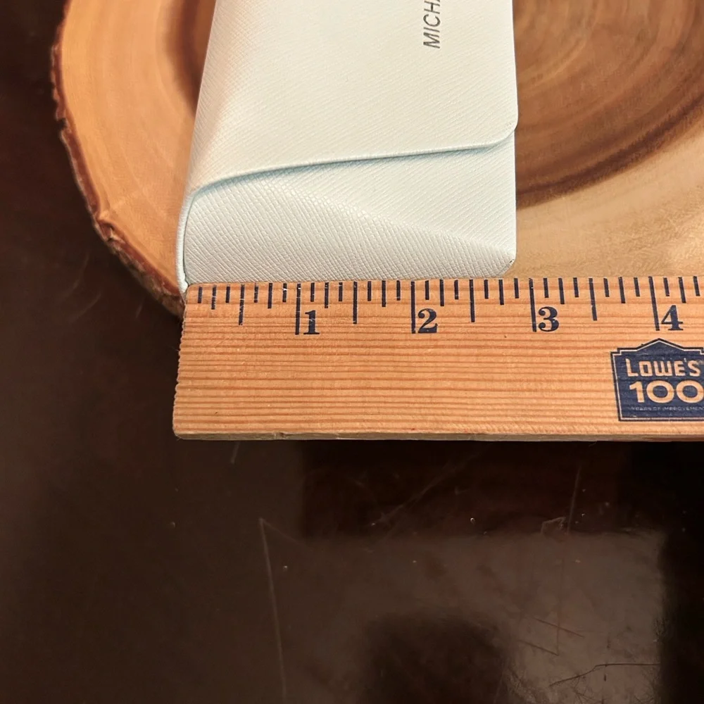 Michael Kors White Sunglasses Case Snap‎ Closure